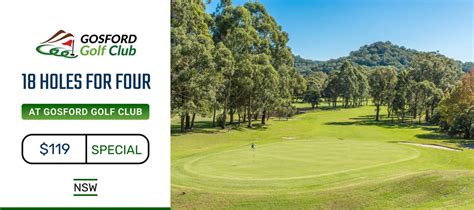 18 Holes for Four (Walking) at the Beautiful Gosford Golf Club! just ...