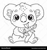 Koala Face Coloring Pages sketch template