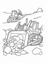 Bulldozer Coloring Picture Pages sketch template