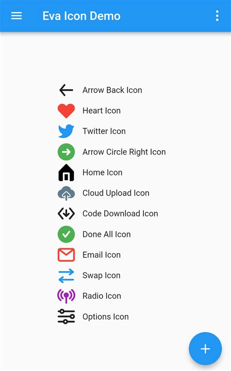 Flutter package for Eva Icons