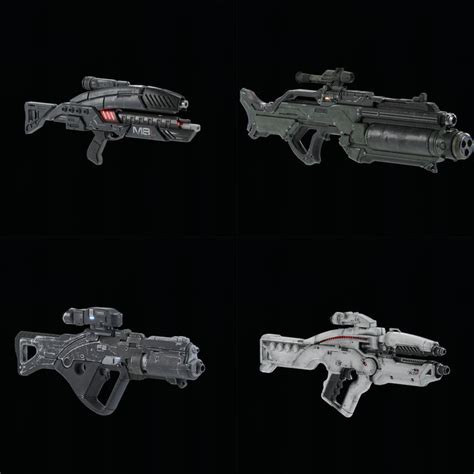 Open3DLab • Assault Rifles [Mass Effect Andromeda]