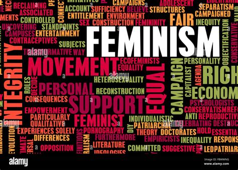 Feminism Ideology for Equality and Fair Treatment Stock Photo - Alamy