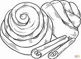 Cinnamon Roll Coloring Pages  Home sketch template