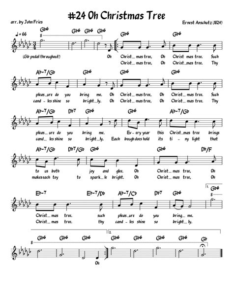 Oh Christmas Tree - Piano, Vocal, Guitar - Digital Sheet Music | Sheet ...