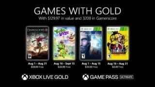 Xbox Live Gold free games for August 2021 announced - Gematsu