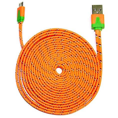 3-Pack iCover 10ft Braided Micro USB Cable - Tanga