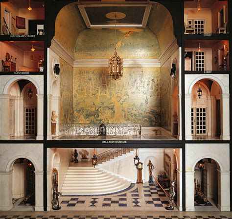 Queen Mary's Dolls' House, interior | Miniature houses, Miniature house ...