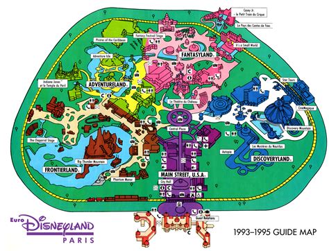 The Disneyland Paris Explorers Club: A Short History of Disneyland Paris Guide Maps | Disneyland ...