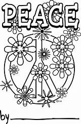 Coloring Pages Of Peace Signs  Home sketch template