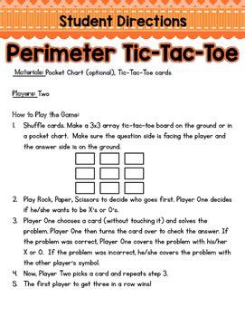 Perimeter Game by Mandy Gregory | Teachers Pay Teachers