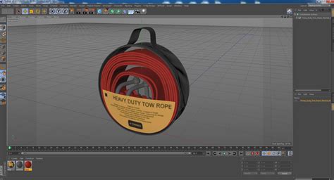 Heavy Duty Tow Rope Packed 3D Model $29 - .max .3ds .blend .c4d .fbx .ma .lxo .obj - Free3D