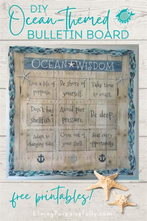 3 DIY Crafts for an Ocean-Themed Classroom - Living Porpoisefully