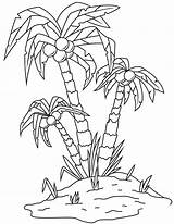 Palm Tree coloring Page  ColouringPages sketch template
