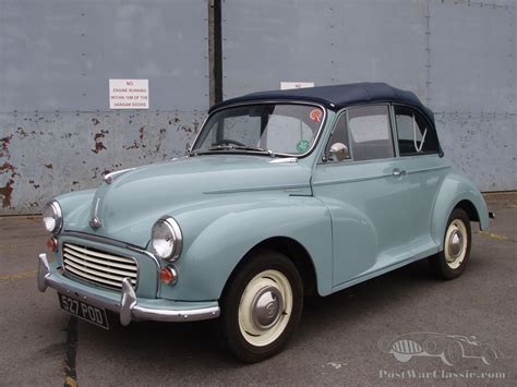 Car Morris Minor 1000 Convertible 1963 for sale - PostWarClassic