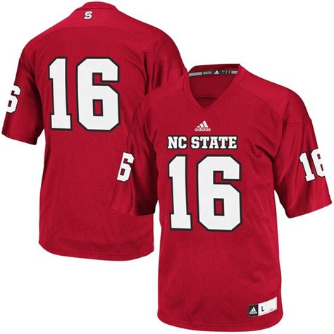 #16 NC State Wolfpack adidas Replica Football Jersey - Red - Fanatics.com