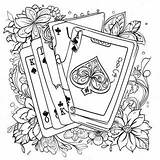 Cards Coloring Page 31293 24737 sketch template