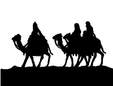 Nativity silhouette free wise men silhouette clipart - WikiClipArt