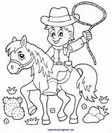 Little Cowboy Coloring Pages  Boringpopcom sketch template