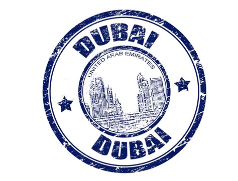 Dubai Stamp Emirates Arab Travel Vector, Emirates, Arab, Travel PNG and ...