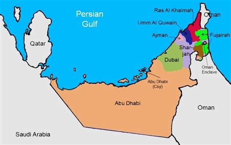 Figure1 Map of United Arab Emirates | Download Scientific Diagram