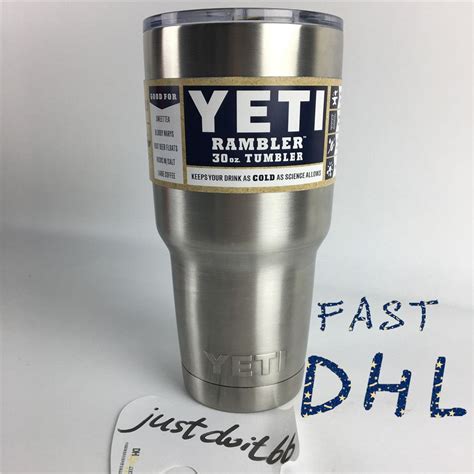 With Logo Yeti 30oz Mug Rambler Vacuum Insulated Tumbler Yeti Cooler Mugs With Original Labels ...