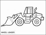 Front Loader Coloring Pages  Home sketch template