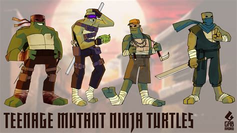 Rise Of The Teenage Mutant Ninja Turtles Redesigns Tmnt