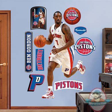 Fathead NBA Ben Gordon Detroit Pistons | Man of Action Figures