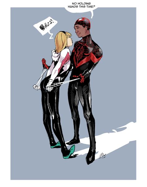 Miles and Gwen by SilentVoize on DeviantArt