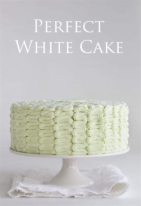 The Perfect {Bakery Style} White Cake | I Am Baker