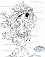 Unicorn And Fairy coloring Pages Instant Download my Besties  sketch template
