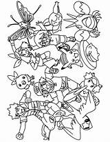 Pokemon Advanced Coloring Pages sketch template