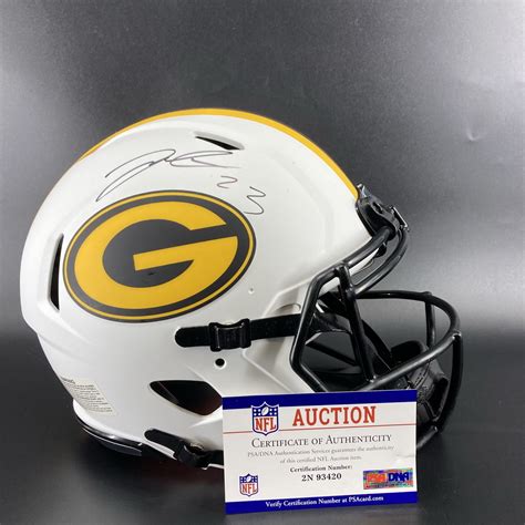 NFL - Packers Jaire Alexander Signed Lunar Eclipse Helmet | The ...