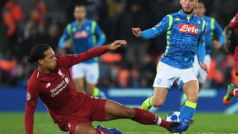 Virgil van Dijk’s challenge on Napoli star Dries Mertens was ‘nearly worth two reds’, says David ...