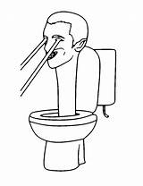 Free Printable Skibidi Toilet coloring Page  Download Print Or Color sketch template