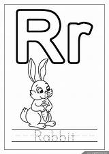 Letter R Coloring Worksheet Printable sketch template