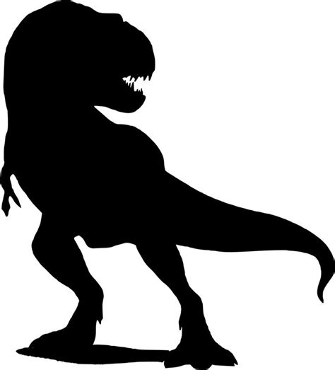 Download Silhouette, Dinosaur, Dino. Royalty-Free Vector Graphic | Dinosaure, Image dinosaure ...