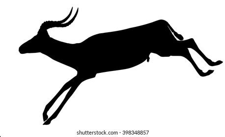 Gazelle Jumping Images, Stock Photos & Vectors | Shutterstock