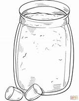 Jar With Cocoa coloring Page  Free Printable Coloring Pages sketch template