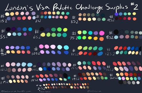 Palette Challenge Surplus #2 by UltimateKawaiiChibi on DeviantArt