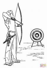 Archery coloring Page  Free Printable Coloring Pages sketch template