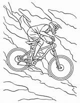 Mountain Bike Coloring Pages & Coloring Book sketch template