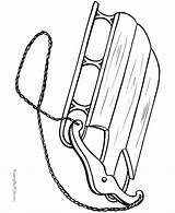 Free Sled coloring Picture For Kid sketch template