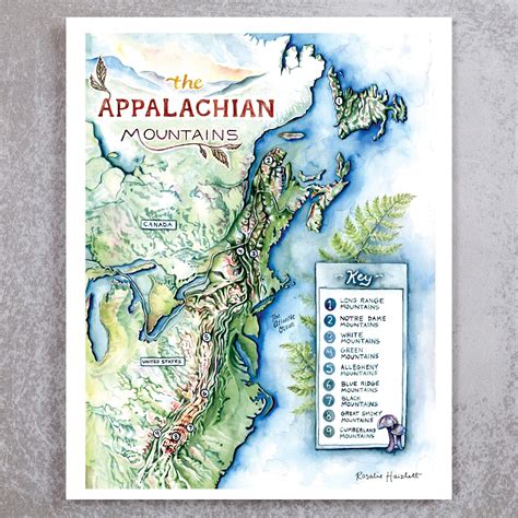 Appalachian Mountains Map – thosewhobloom