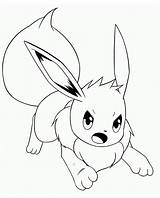 Cute Pokemon Eevee Coloring Page  Free Printable Coloring Pages For Kids sketch template