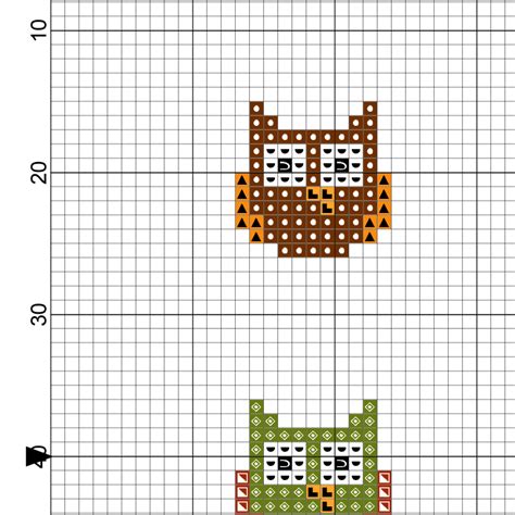 Tiny Autumn Owls Cross Stitch Pattern – Daily Cross Stitch