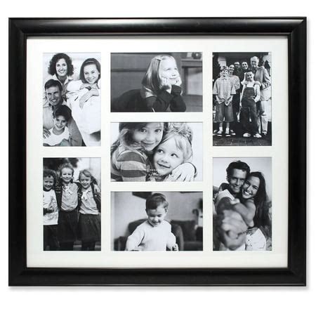 Black Collage Frame - Seven Opening 4x6 Gallery Frame - Walmart.com - Walmart.com