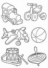 Toys Coloring Page sketch template