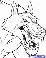 Free Werewolf Coloring Pages  sketch template