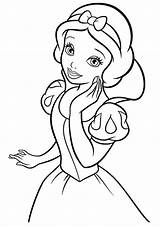 Coloring Pages  Snow White For Kids sketch template